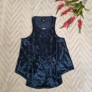 New Crushed Velvet Racerback Top